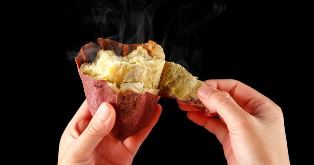 さつまいもパサパサの焼き芋のイメージ