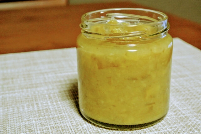 さつまいも割れてる部分を取ってジャムにしたところ