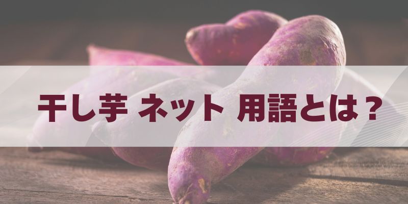 干し芋 ネット 用語とは？意味・由来・使い方をわかりやすく解説