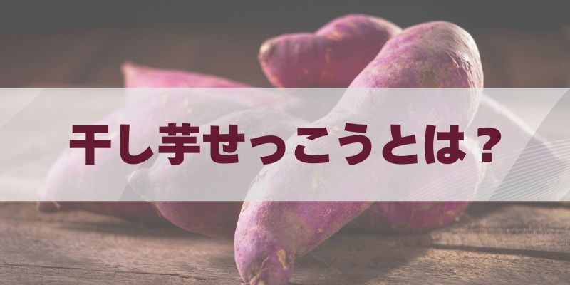干し芋せっこうとは？意味とおすすめ活用法