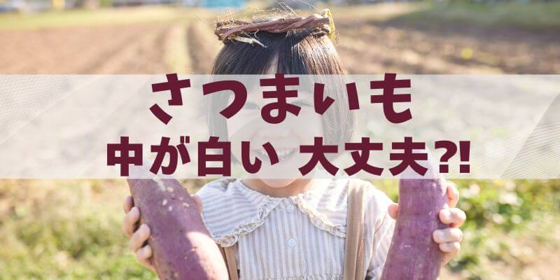 さつまいもの中が白いけど大丈夫？食べられる？記事
